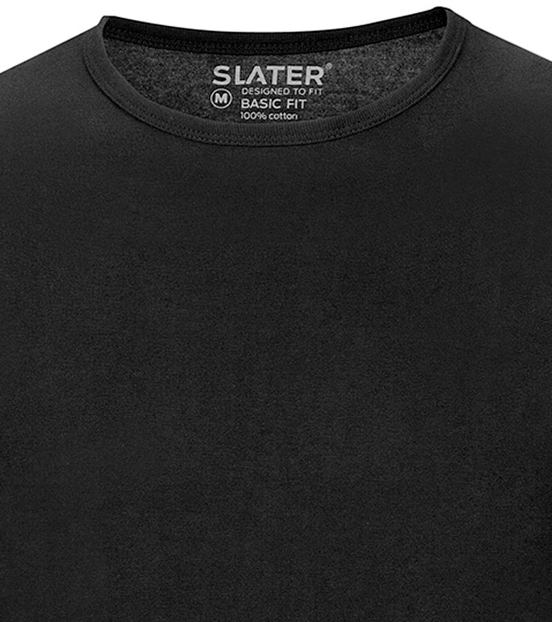 Slater 2er-Pack Basic Fit T-shirt Schwarz - Größe 3XL günstig online kaufen