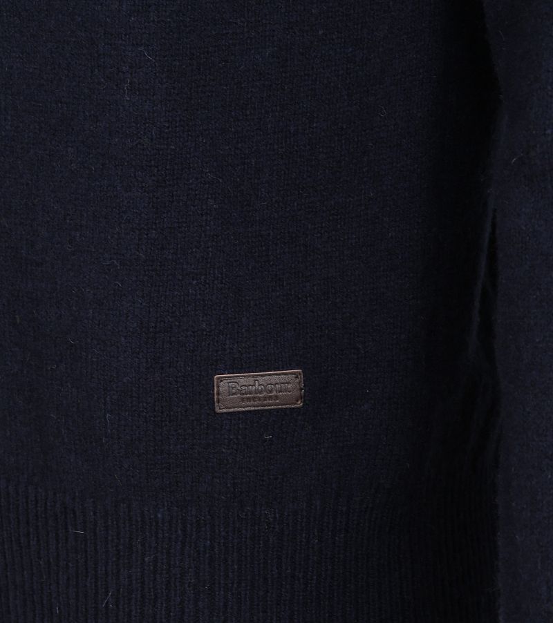 Barbour Cardigan Patch Navy - Größe L günstig online kaufen