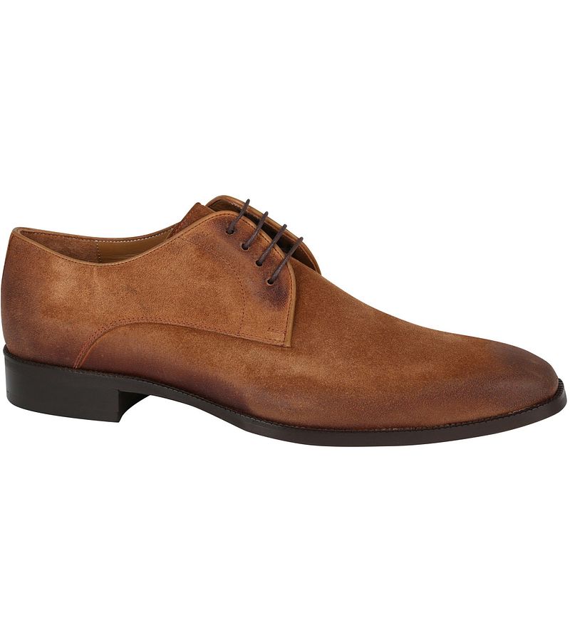 Suitable Chaussure Cuir Daim  Cognac taille 43