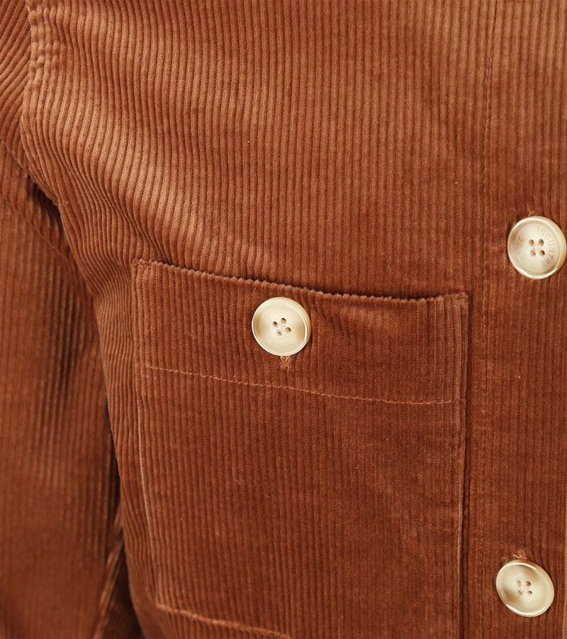 Blue Industry Overshirt Cord Cognac - Größe S günstig online kaufen