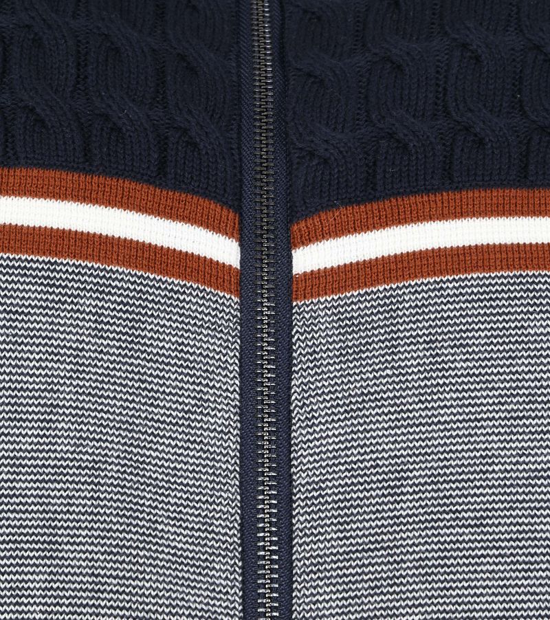 Blue Industry Cardigan Mix-Design Navy - Größe XL günstig online kaufen