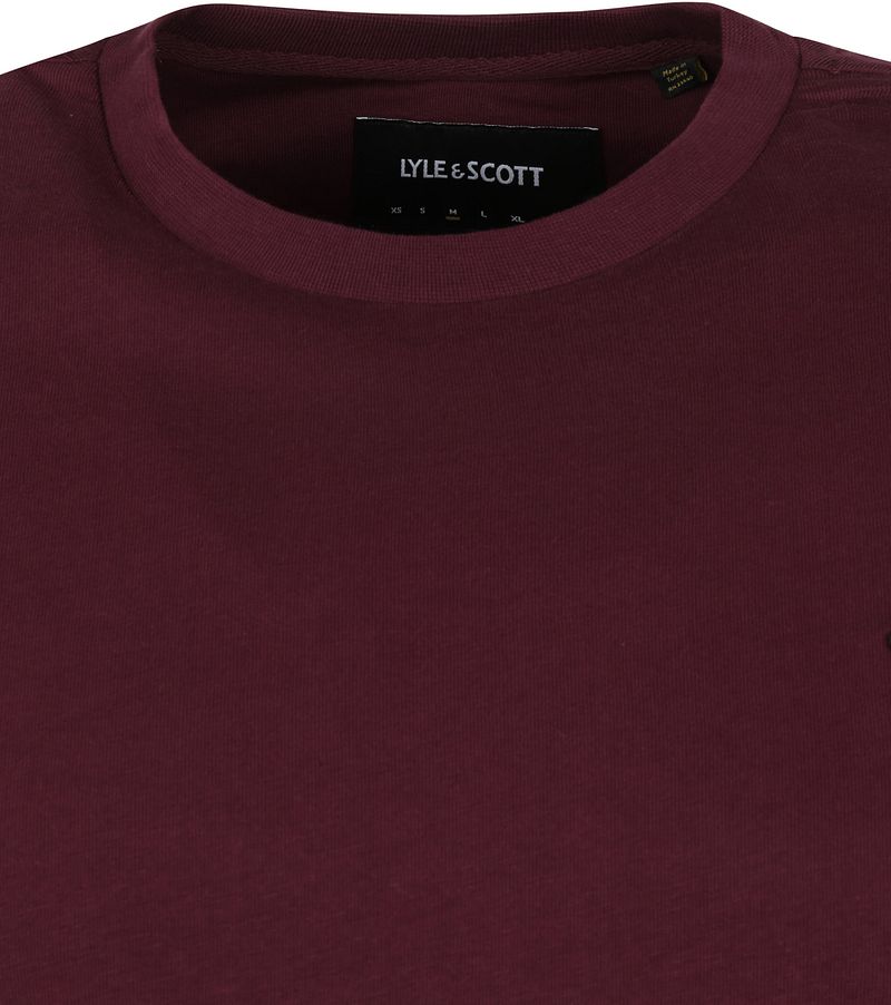 Lyle and Scott T-shirt Burgundy - Größe L günstig online kaufen