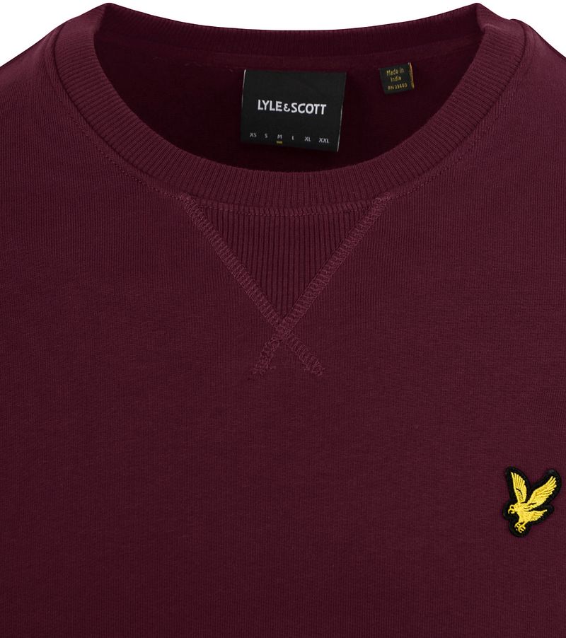 Lyle & Scott Pullover Bordeaux - Größe M günstig online kaufen