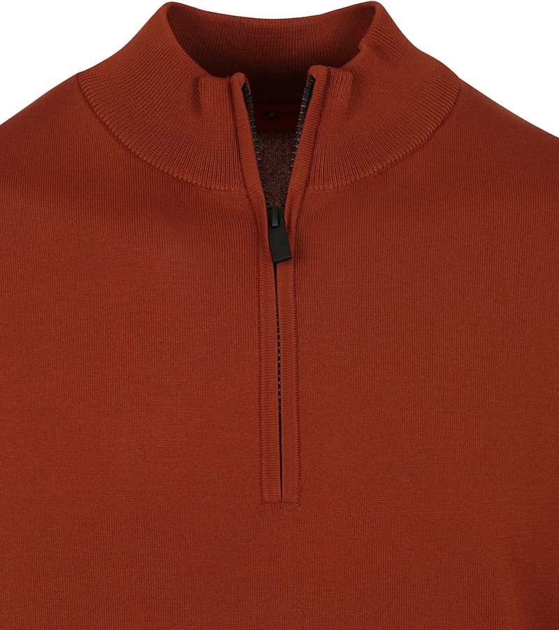 Suitable Half Zip Pullover Brique - Größe S günstig online kaufen