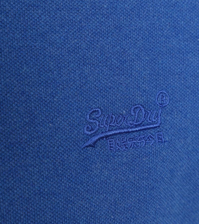 Superdry Classic Polo Shirt Mid Blau - Größe L günstig online kaufen