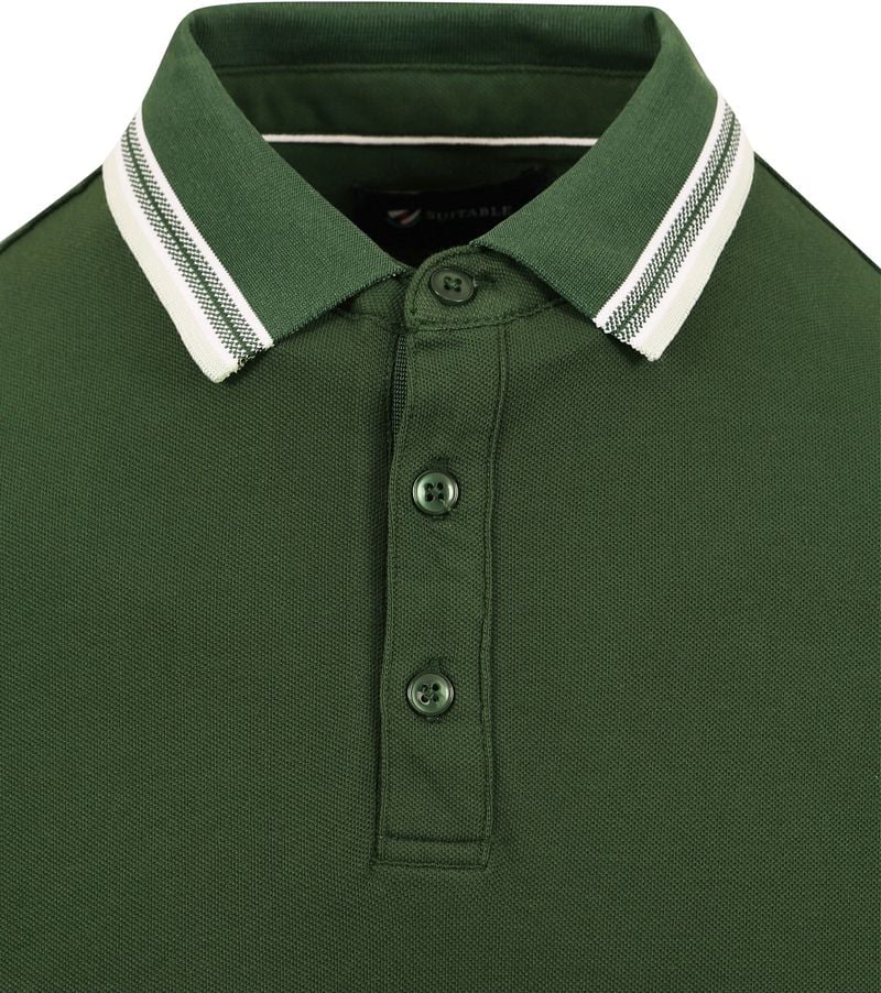 Suitable Kick Poloshirt Dunkelgrün - Größe XXL günstig online kaufen