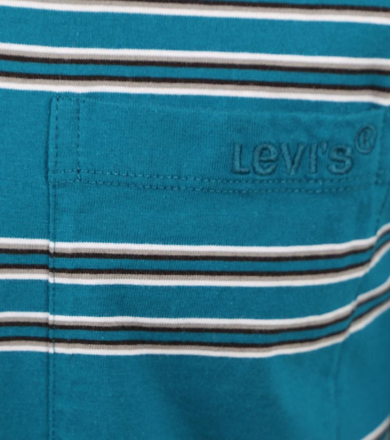 Levi's T-Shirt Blau gestreift - Größe L günstig online kaufen