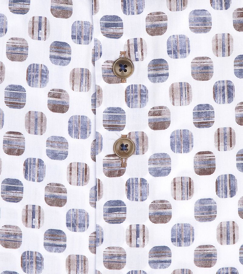 R2 Amsterdam R2 Overhemd Print Blauw