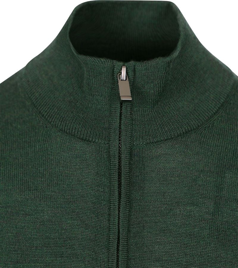 Suitable Merino Half Zip Pullover Dunkelgrün - Größe XXL günstig online kaufen