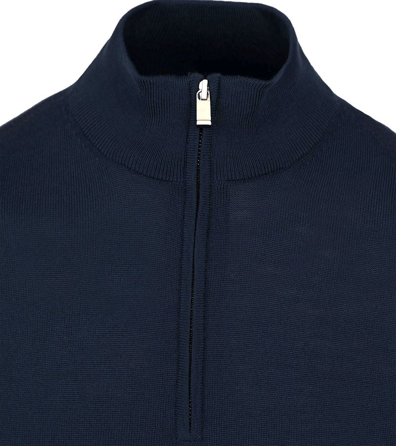 Suitable Merino Half Zip Pullover Navy - Größe XL günstig online kaufen