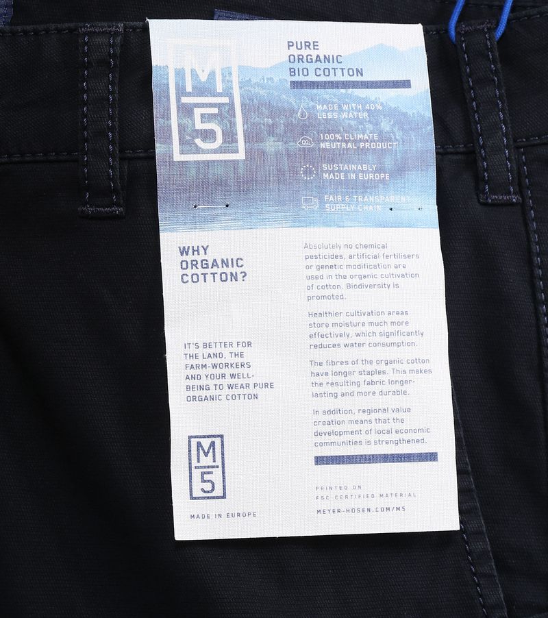 Meyer Chino Cargo Donkerblauw