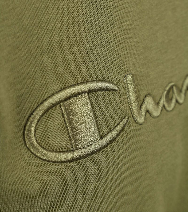 Champion Sweater Logo Groen