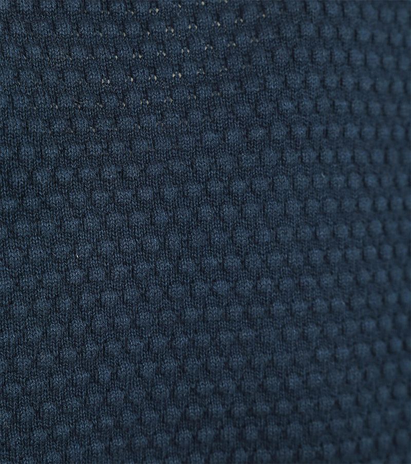 KnowledgeCotton Apparel Trui Vagn Donkerblauw