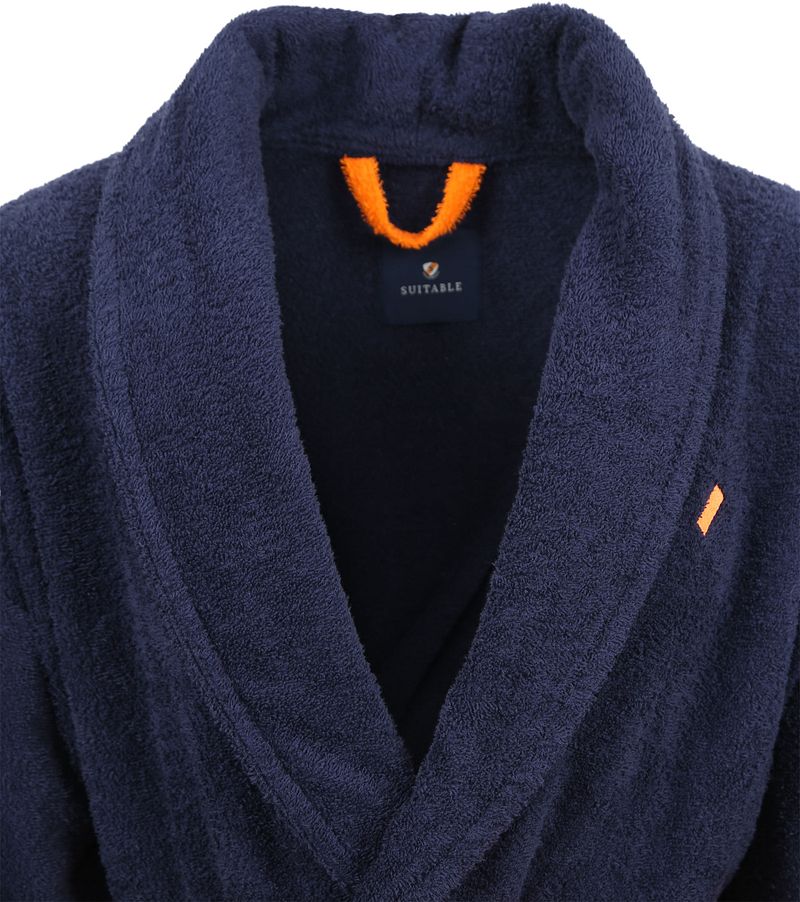 Suitable Badjas Donkerblauw