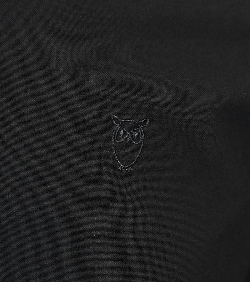 KnowledgeCotton Apparel Overhemd Zwart