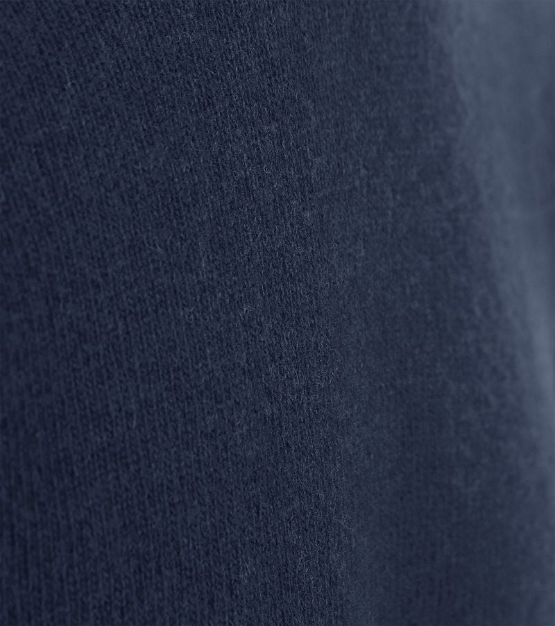 Suitable Lamswol Trui Ronde Hals Navy