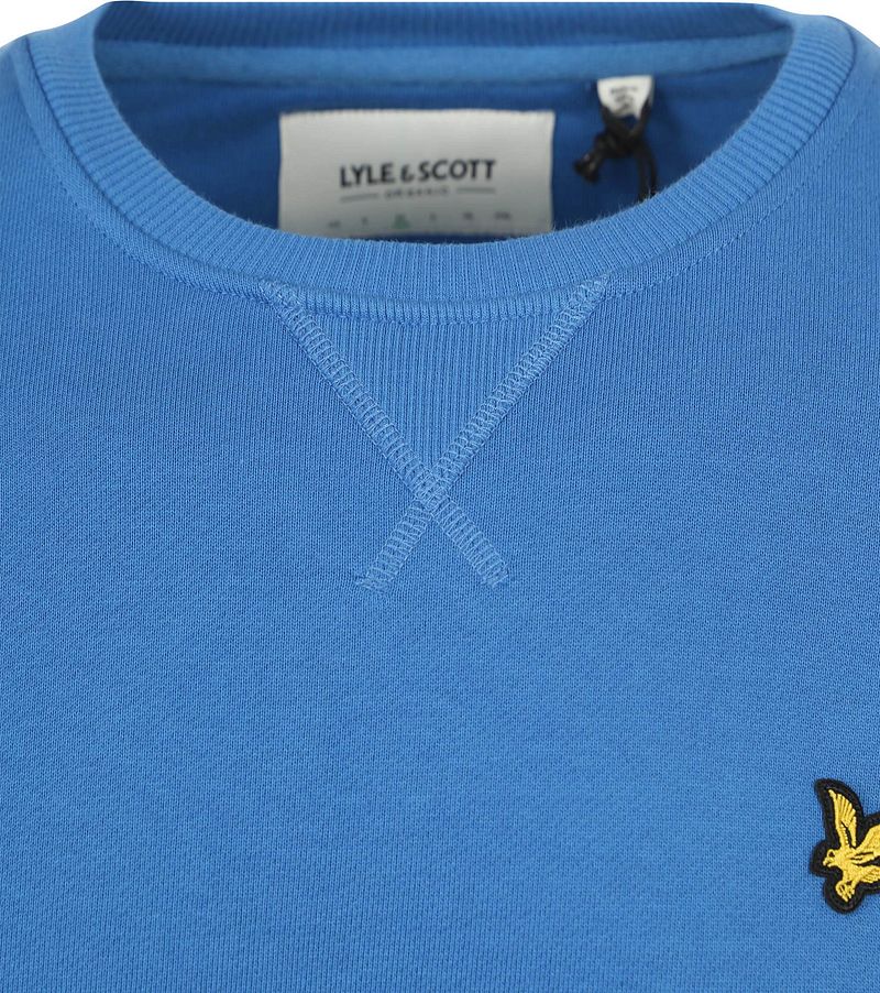 Lyle & Scott Pullover Mittelblau - Größe S günstig online kaufen