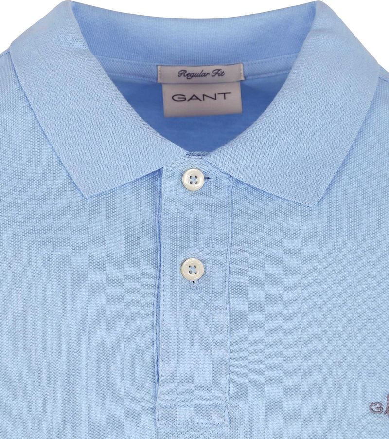 Gant Shield Piqué Poloshirt Hellblau - Größe 4XL günstig online kaufen