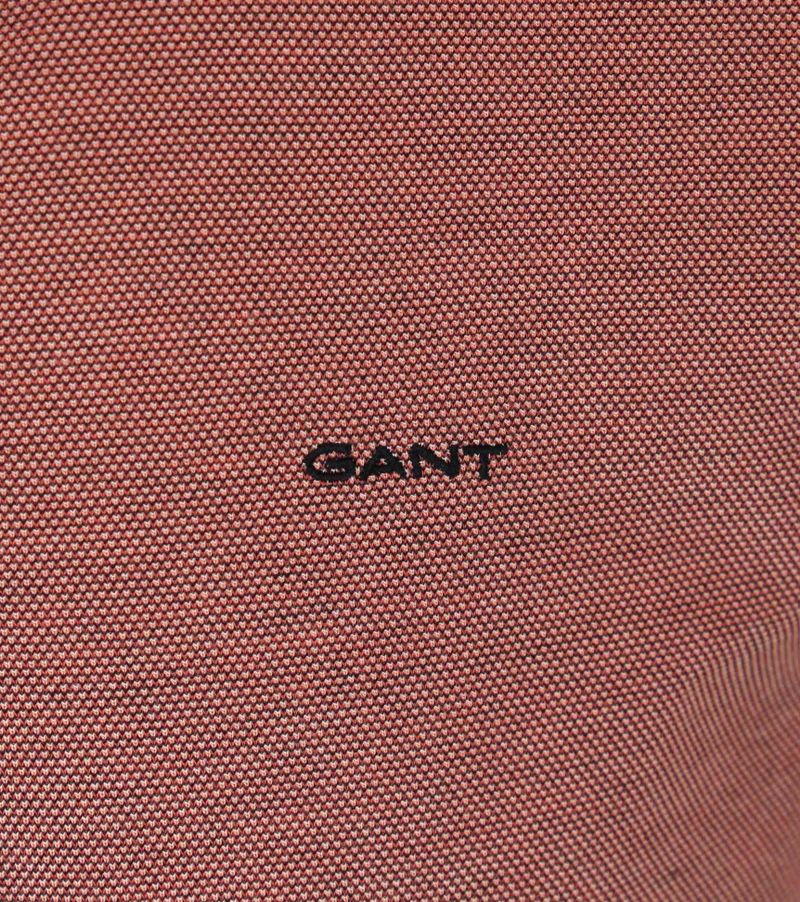 Gant Shield Oxford Piqué Poloshirt Rood