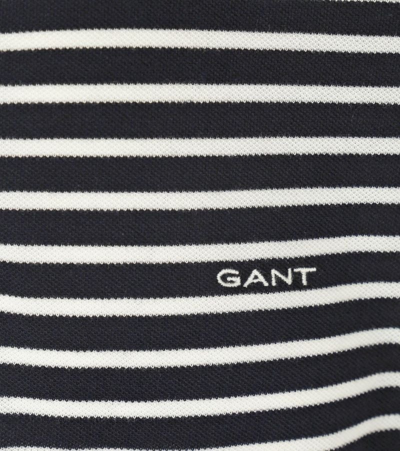 Gant Poloshirt Pique Navy Streep