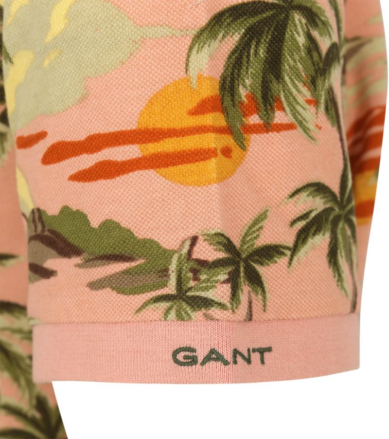 Gant Poloshirt Roze Print