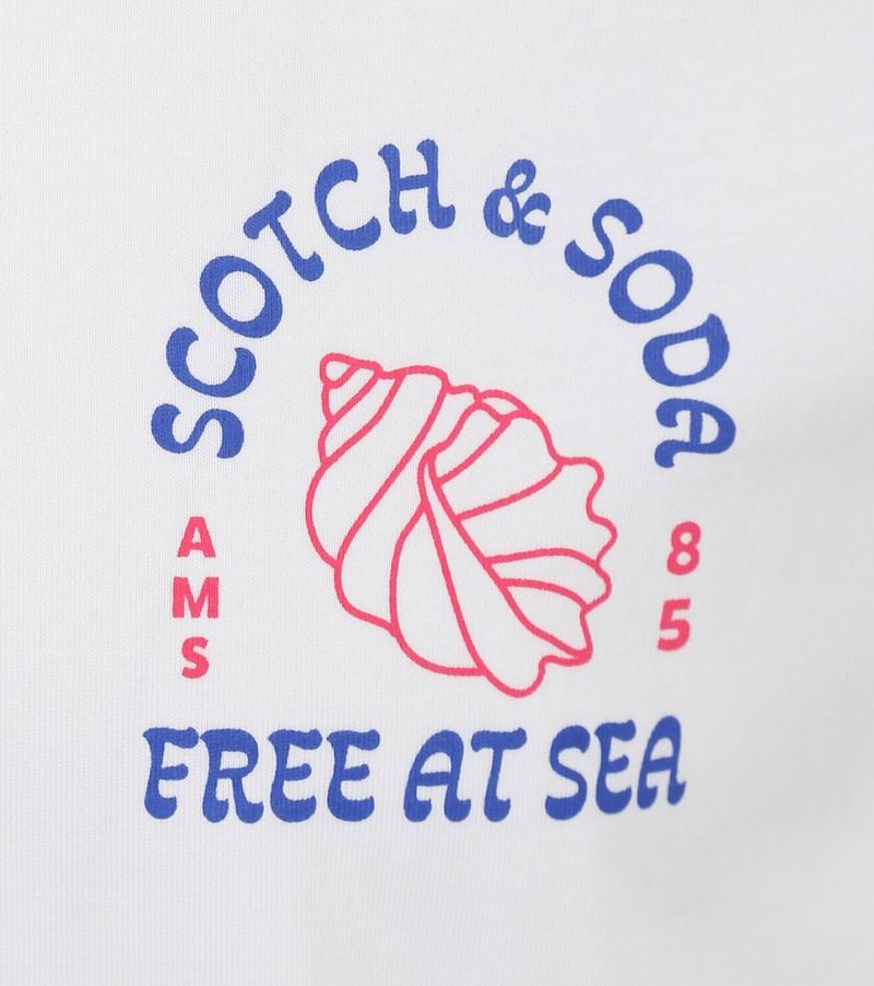 Scotch and Soda Scotch & Soda T-Shirt Artwork Wit