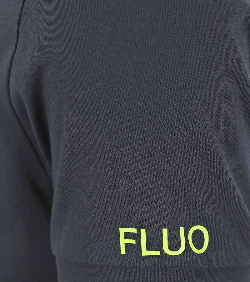 Sun68 T-Shirt Print Logo Navy