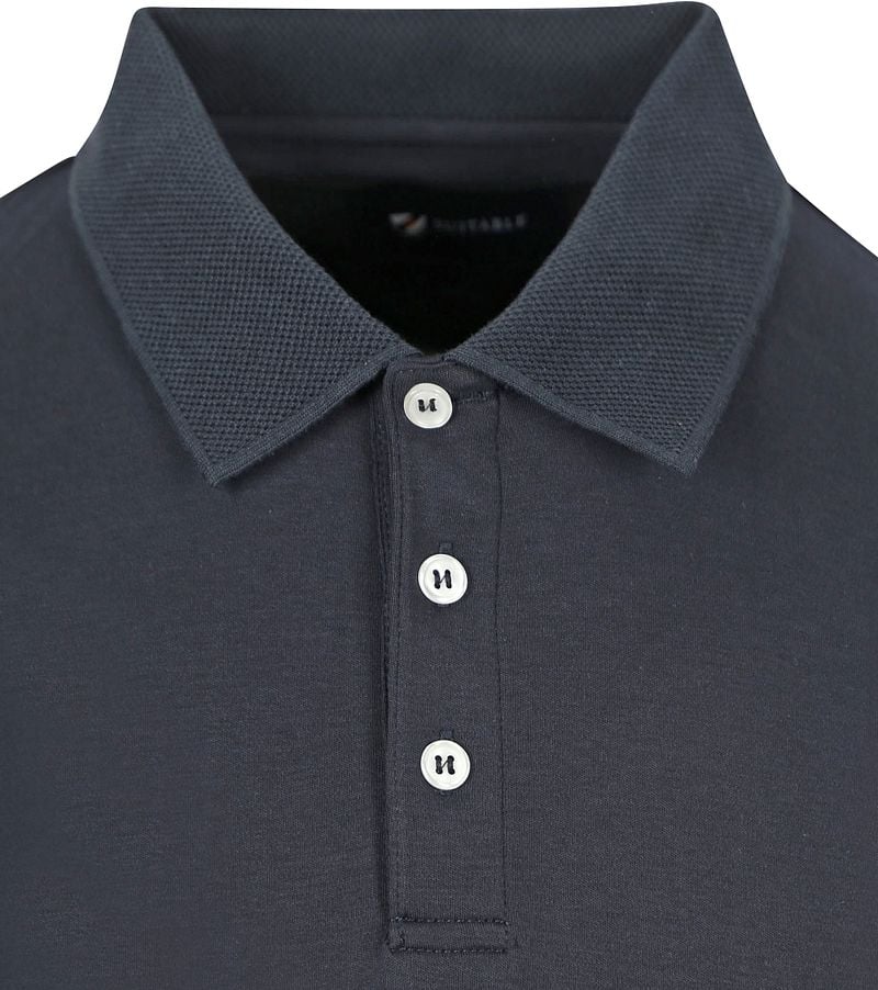 Suitable Liquid Poloshirt Navy