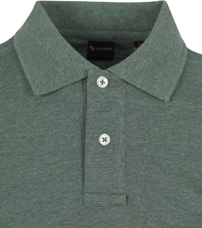 Suitable Mang Poloshirt Groen