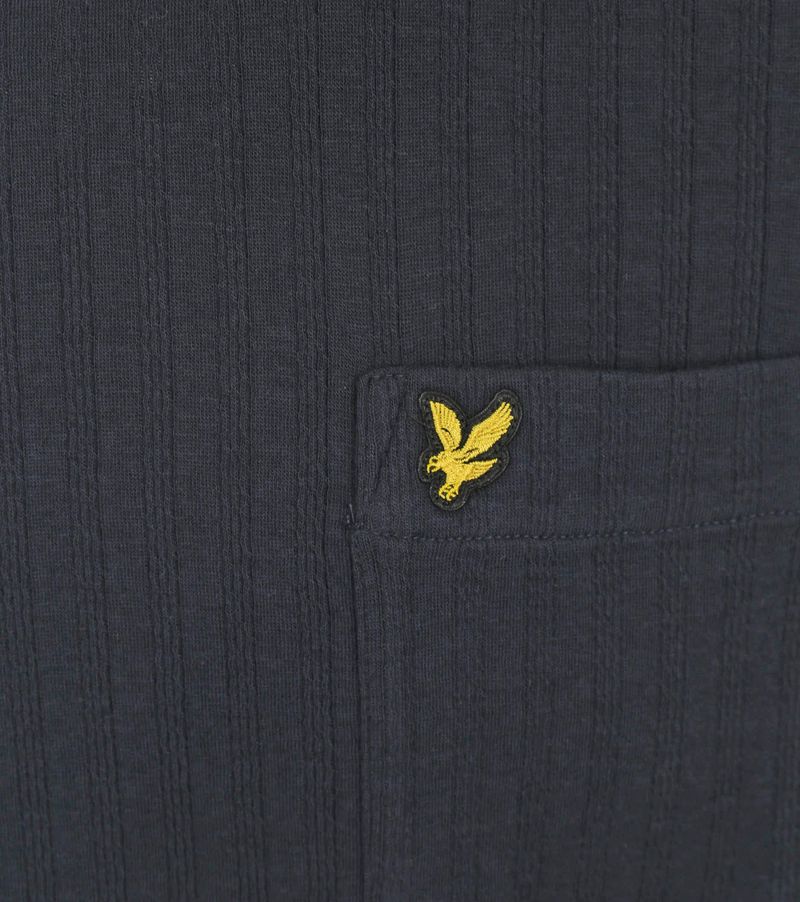 Lyle and Scott Knitted T-shirt Navy