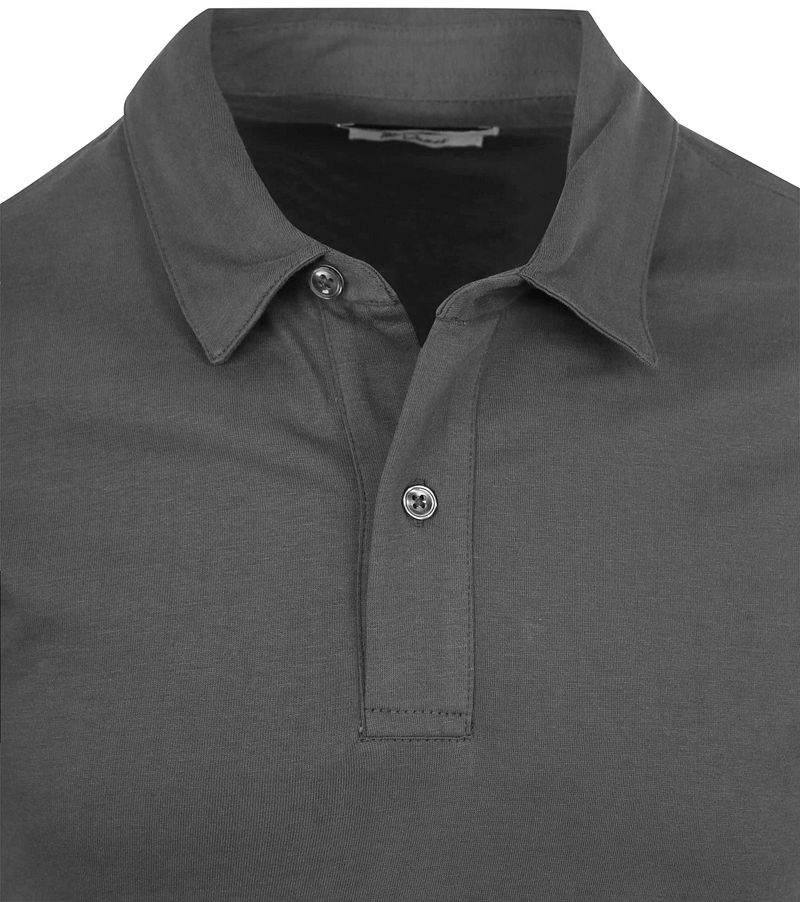 KING Essentials The James Poloshirt Antraciet