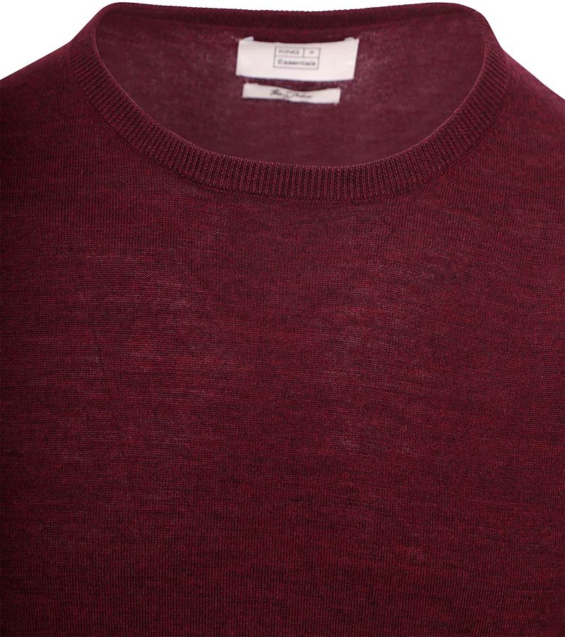 KING Essentials The John Pullover Merino Burgundy