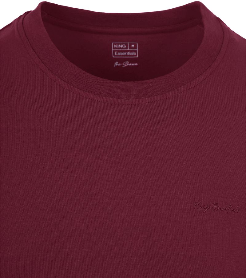 KING Essentials The Shawn T-Shirt Burgundy