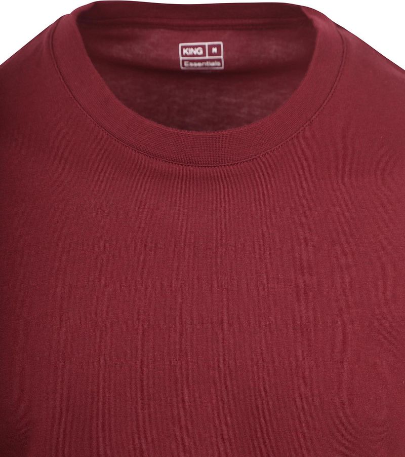 KING Essentials The Steve T-Shirt Burgundy