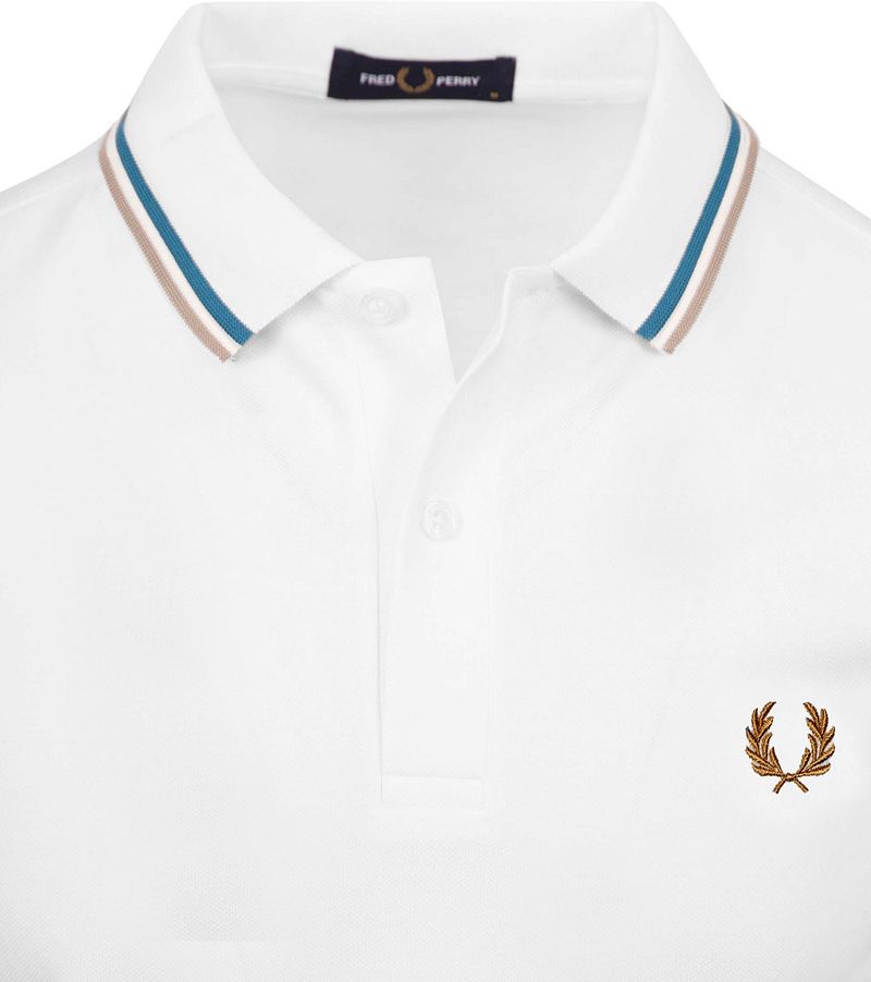 Fred Perry Polo M3600 Wit V21