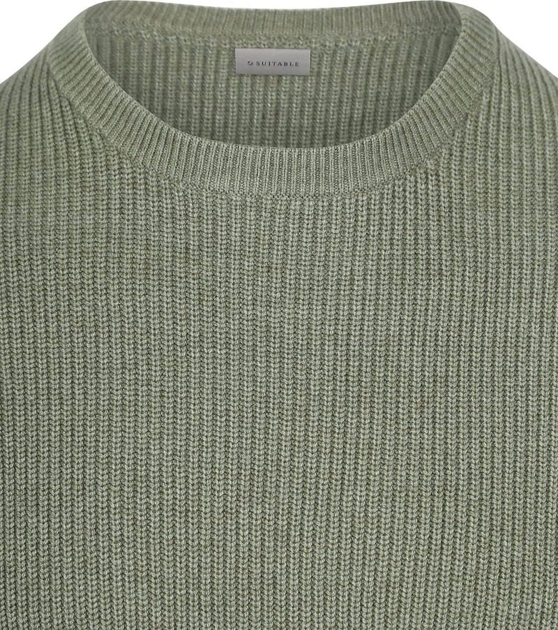 Suitable Pullover Wool Blend Grün - Größe XL günstig online kaufen