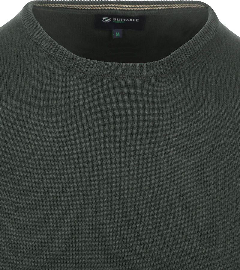 Suitable Respect Oinir Pullover Donkergroen