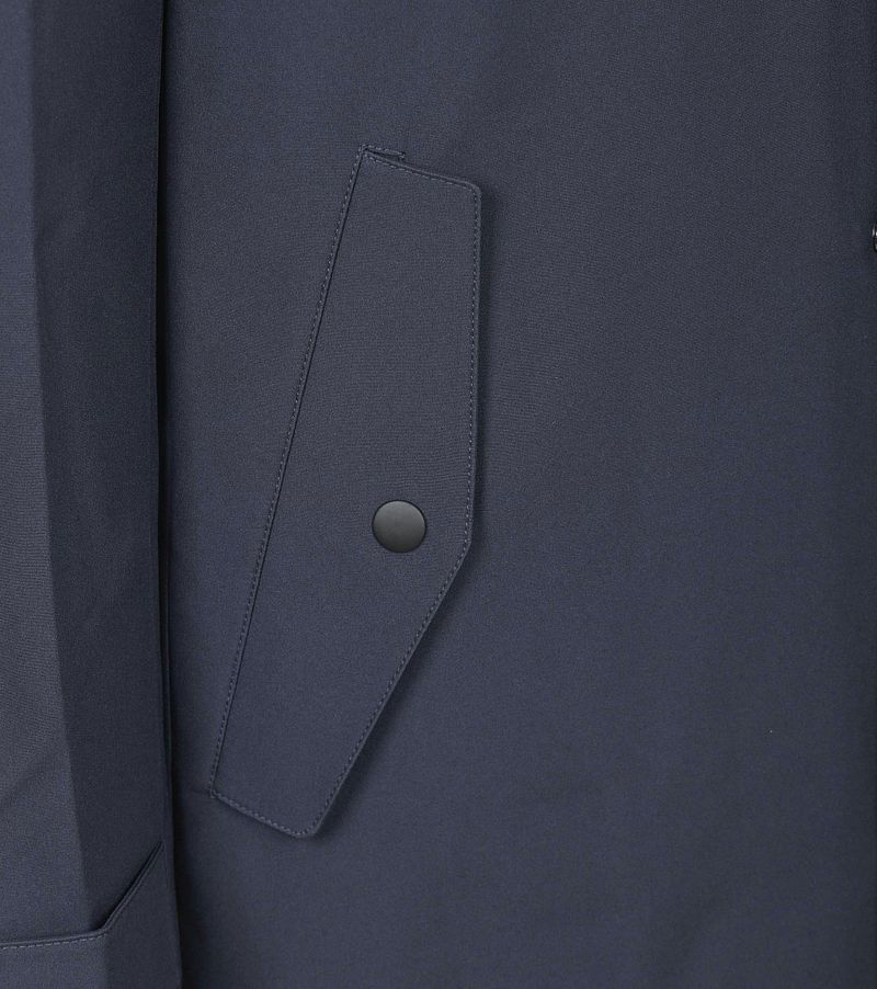 Suitable Jas Hood Tech Navy