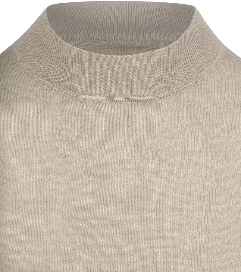 Profuomo Turtleneck Merino Pullover Ecru - Größe XL günstig online kaufen