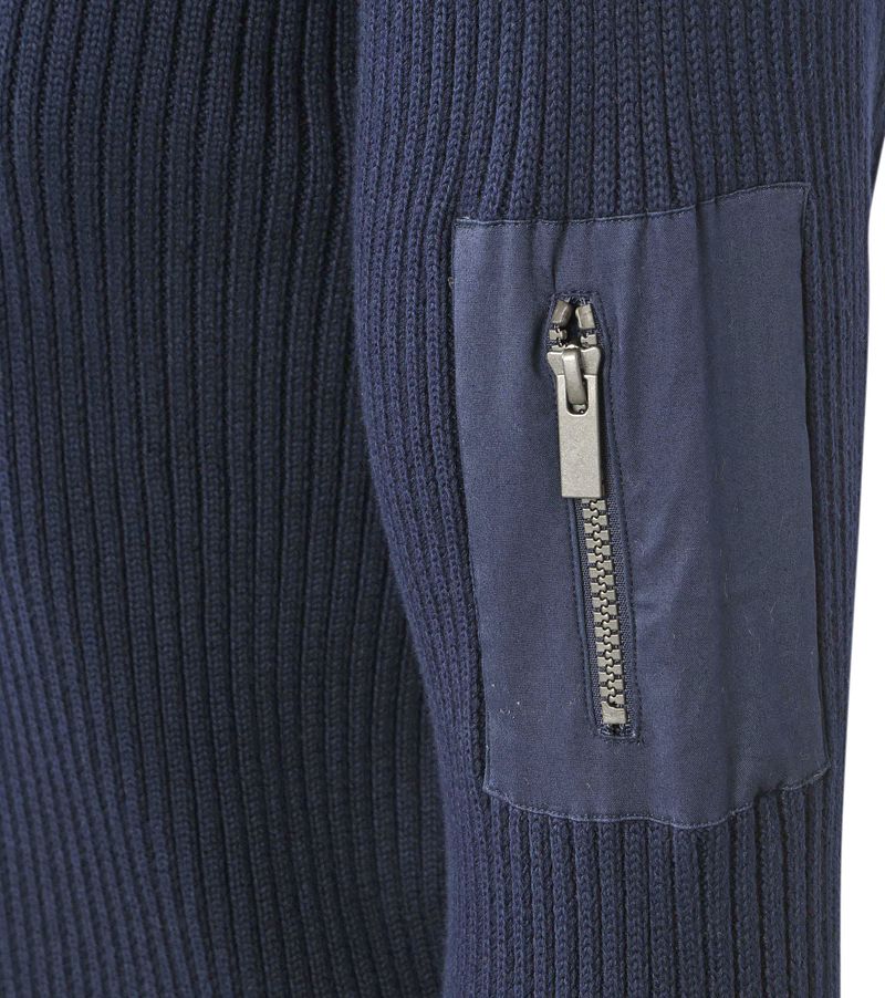 Suitable Mou Half Zip Trui Navy