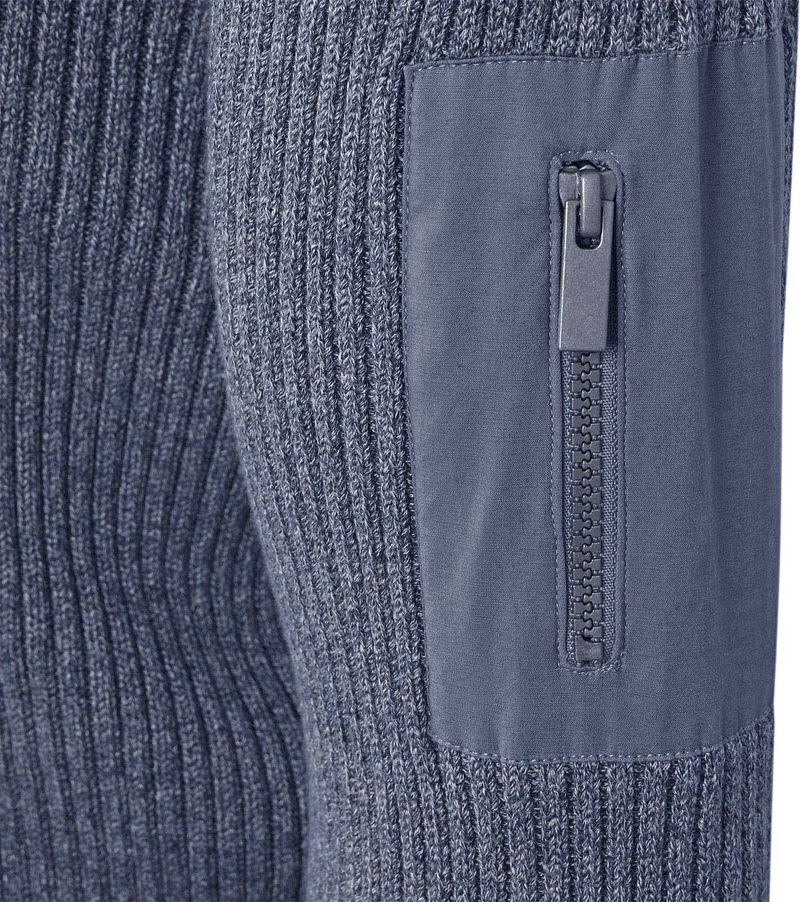Suitable Mou Half Zip Trui Blauw