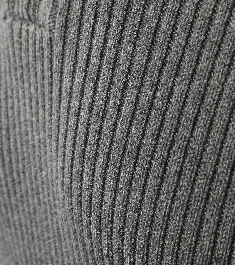 Suitable Mou Half Zip Trui Antraciet