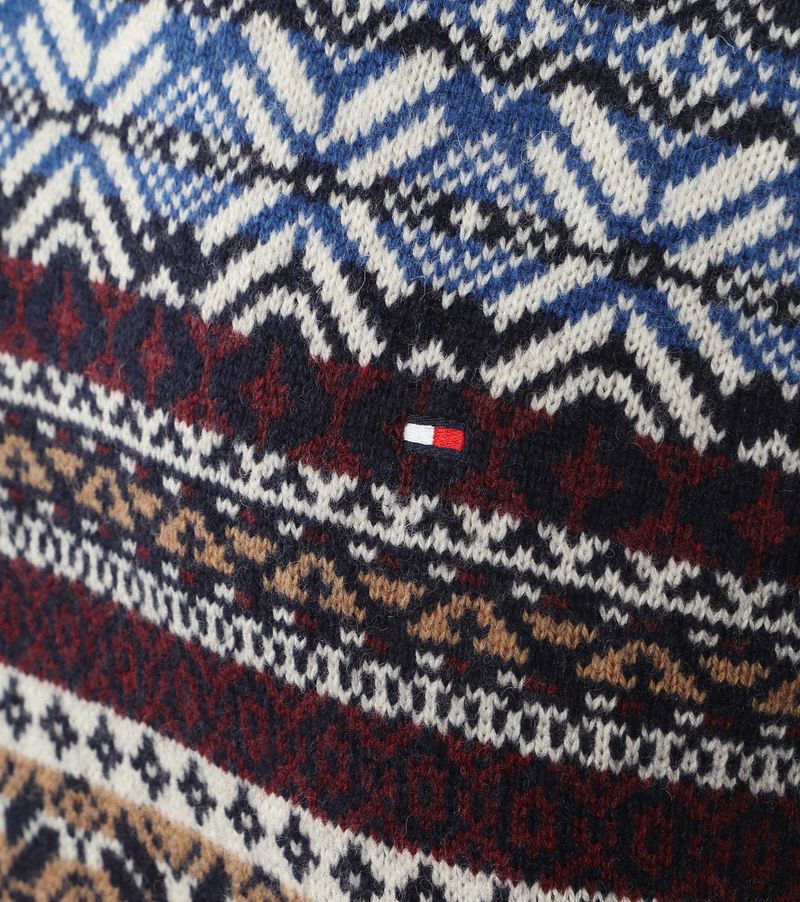 Tommy Hilfiger Fairisle Trui Print Camel