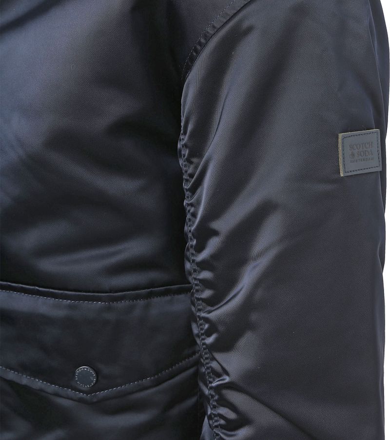 Scotch and Soda Satin Bomberjack Navy