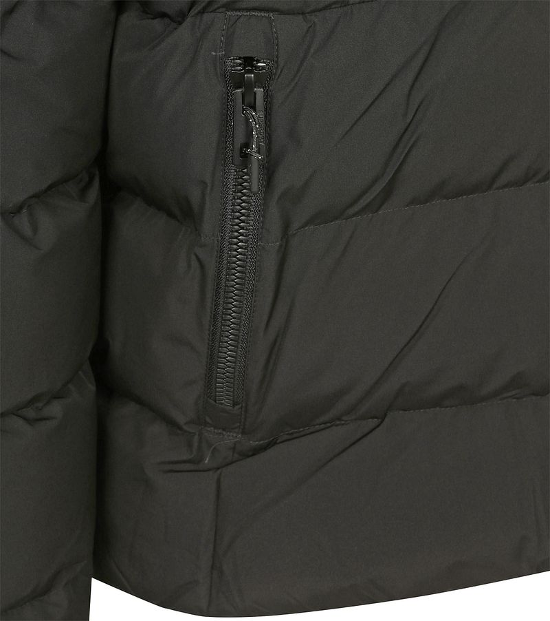 Superdry Pufferjas Hooded Zwart