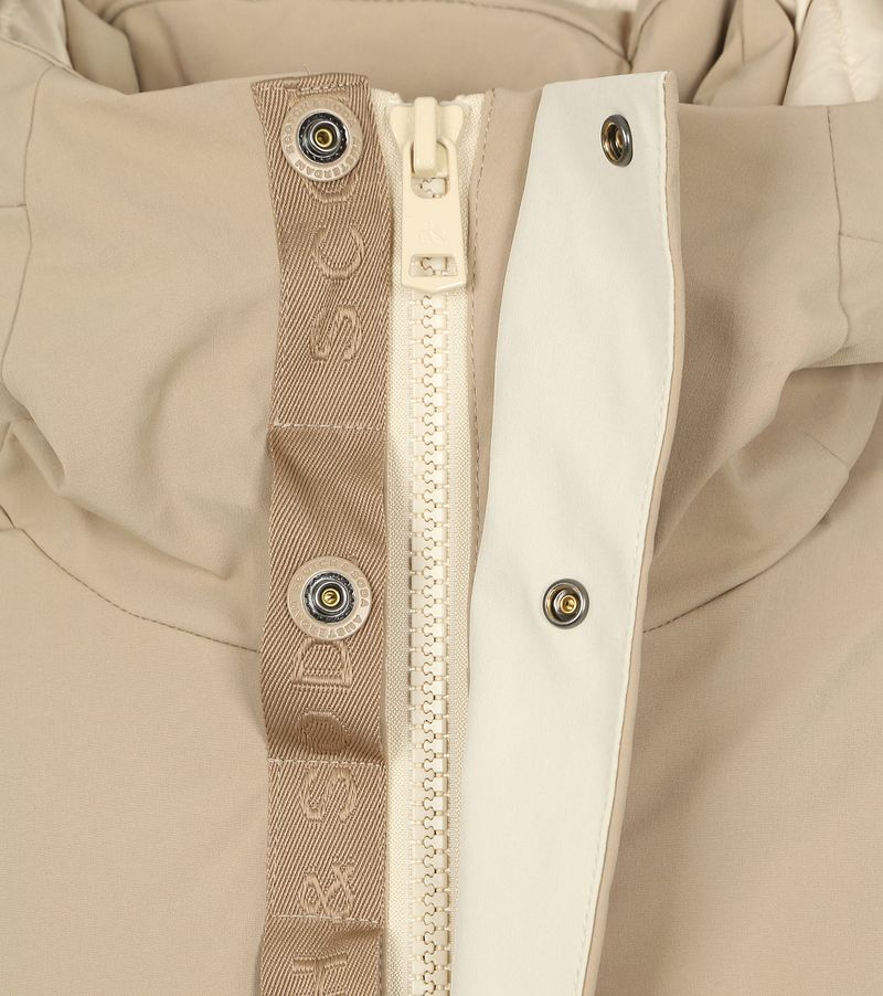 Scotch and Soda Scotch & Soda Parka Jas Ecru