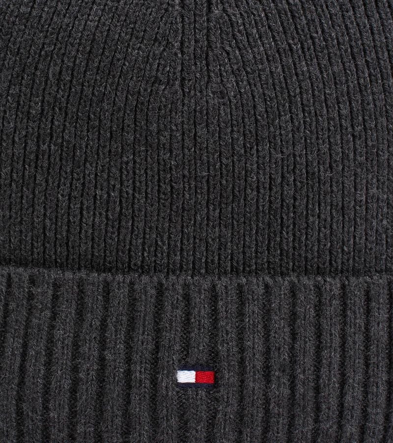 Tommy Hilfiger Knitted Mütze Grau - günstig online kaufen