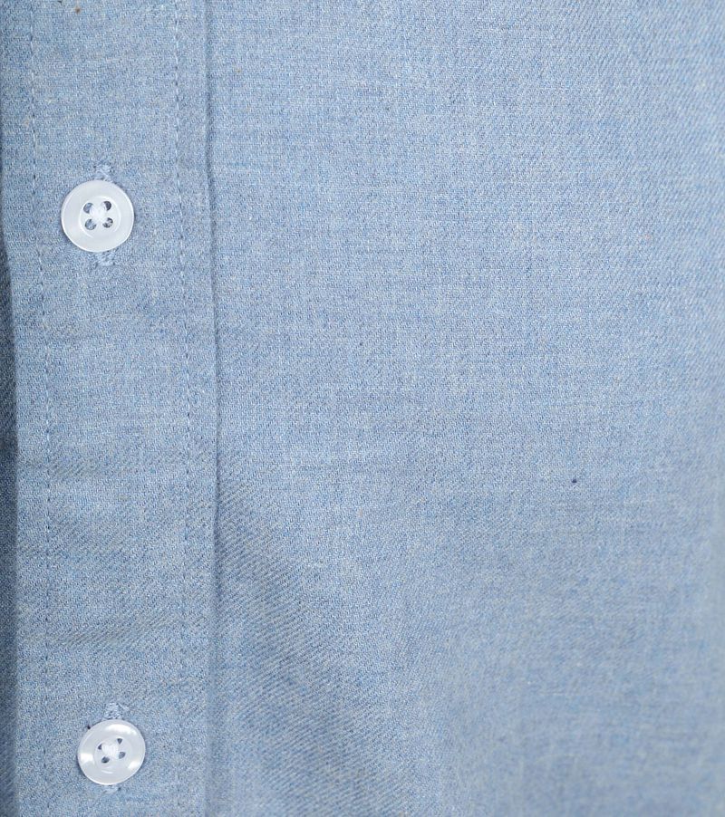 Suitable Overhemd Flanel Lichtblauw