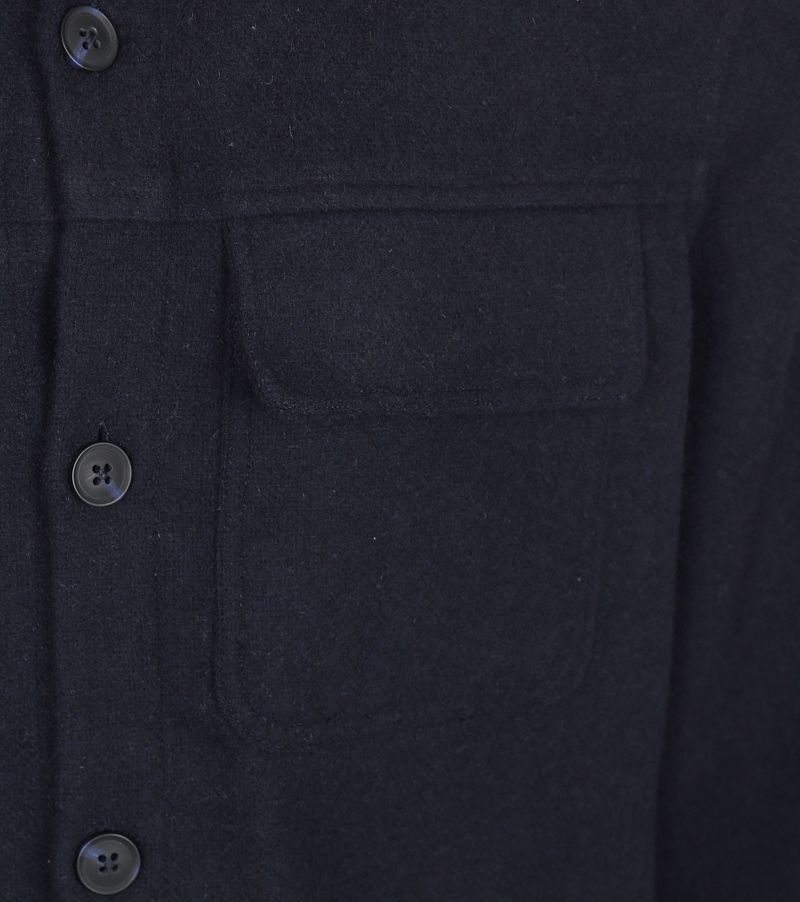 Suitable Overshirt August Wool Blend Navy