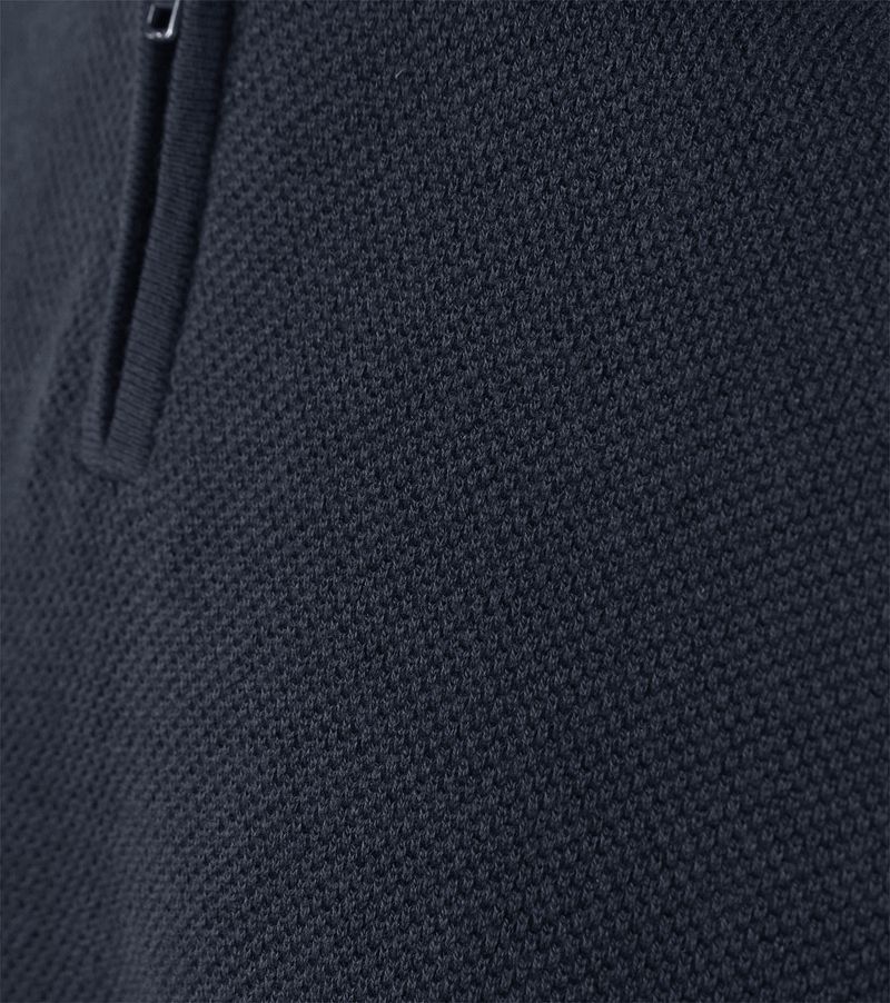 McGregor Half Zip Trui Merino Blend Navy